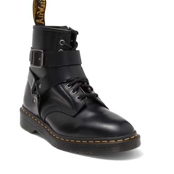 Dr. Martens Cristofor Leather Moto Boot (Women)
BLACK, Size 5US/ 3UK NEW - Picture 3 of 7